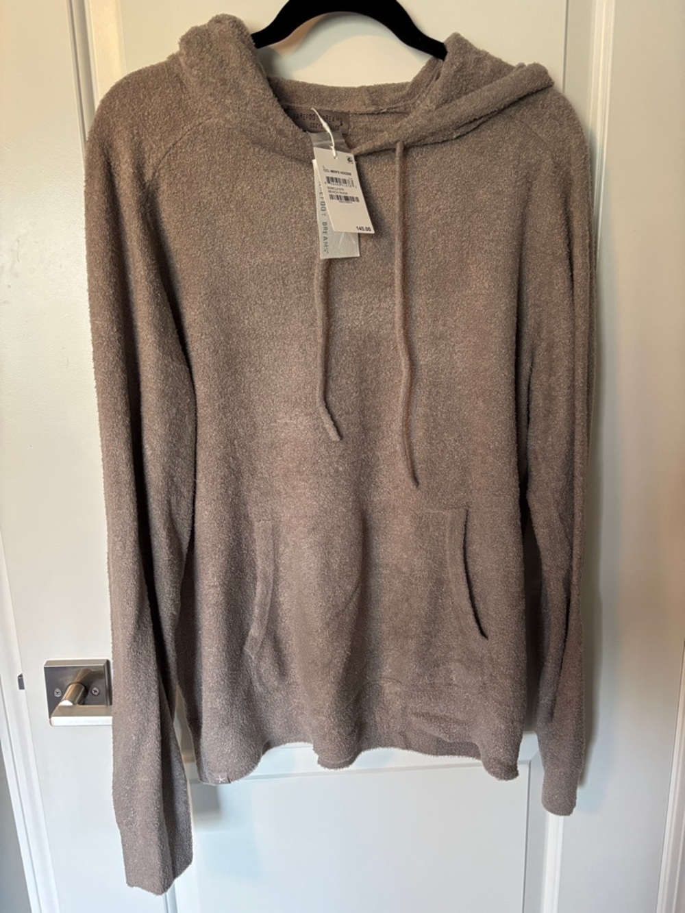 Barefoot Dreams Cozy Chic Lite Men's Hoodie Large NWT in Beach Rock - Picture 5 of 7